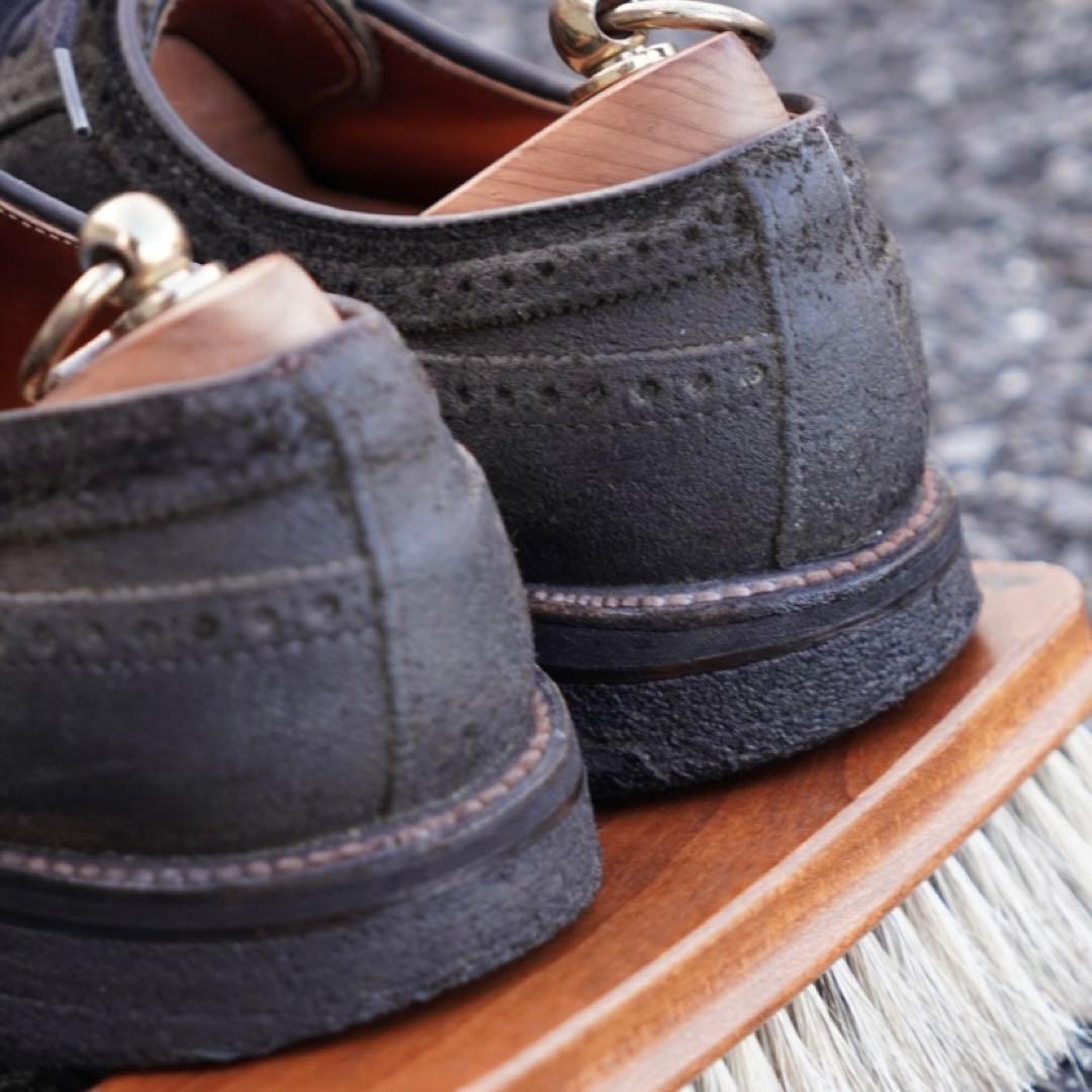 ⭐︎希少モデル⭐︎ Alden ブラウンオイルドスウェード ロングウィングUS9hD