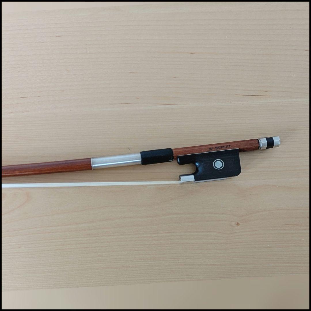 【チェロ弓】 W-Seifert 丸弓 フルサイズ 中古 送料込