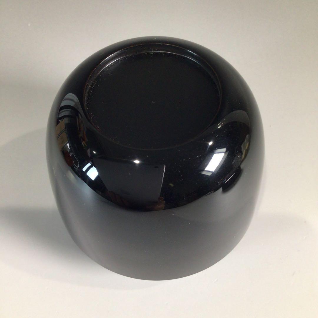 P685棗一双『箕輪一星作』『黒・朱塗』『鶴蒔絵』『大棗』共箱茶道具