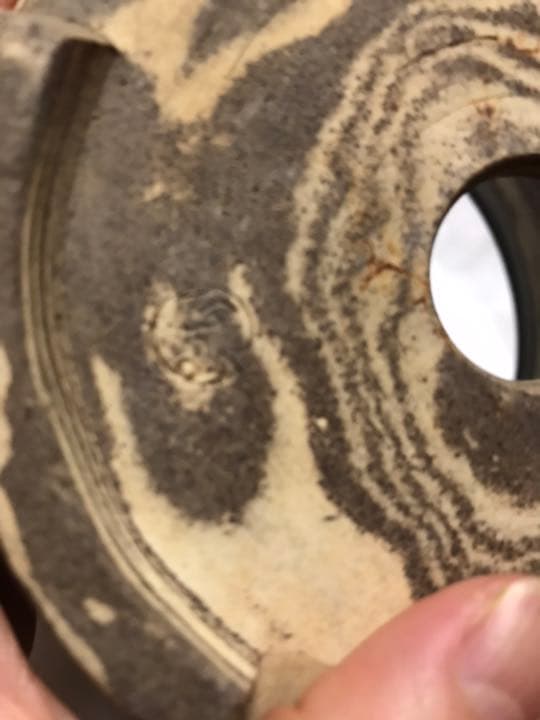 盆栽鉢　時代超希少練り込み模様常滑名工正山お洒落な盆栽鉢植木鉢超モダン観葉植物