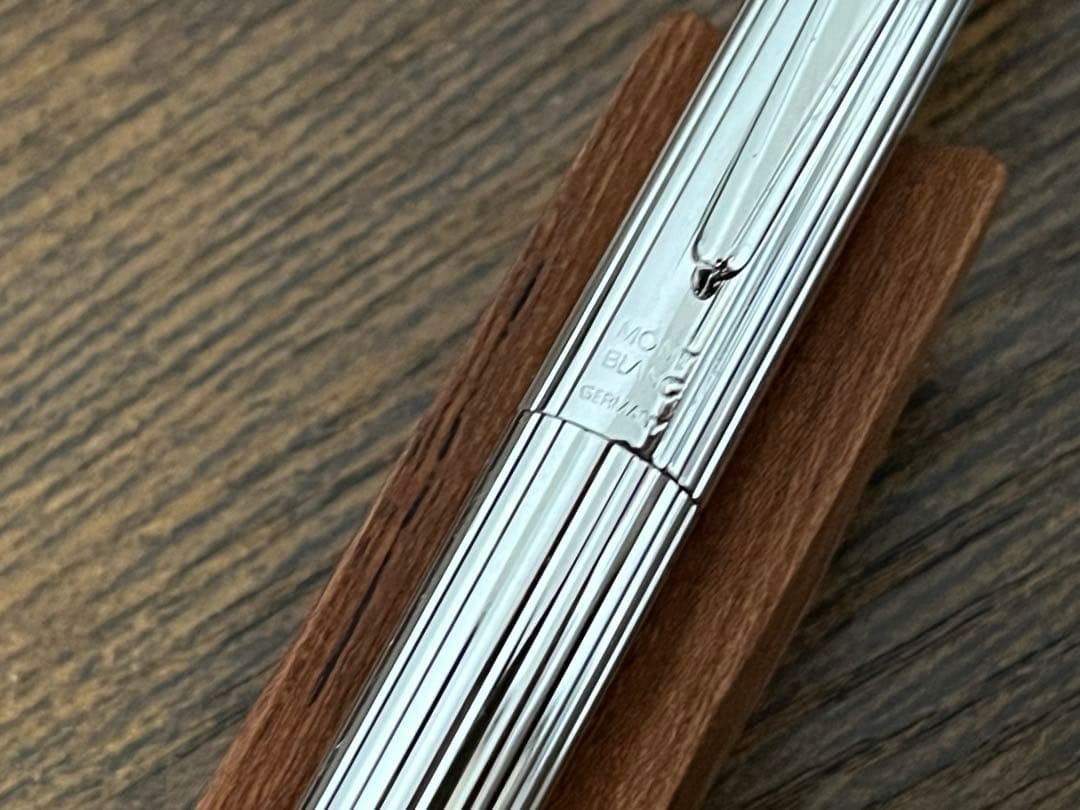 モンブラン ノブレス プラチナコート 万年筆 14K-585 F EF