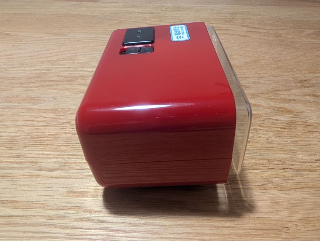 BRUNO LCD レトロアラームクロックS BCR003-WH 電波時計 LCDレトロ