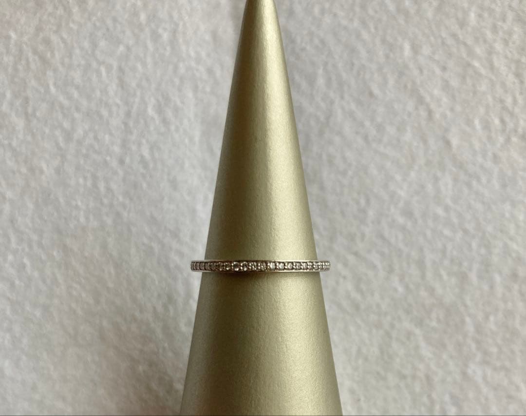 ete プラチナ　ハーフエタニティ　リング　ダイヤモンド