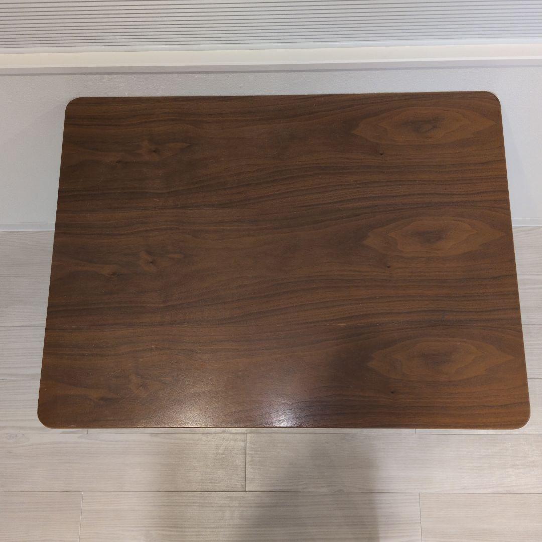 NOCE ダイニングテーブル ウォールナット 80×60×75cm(高さ)