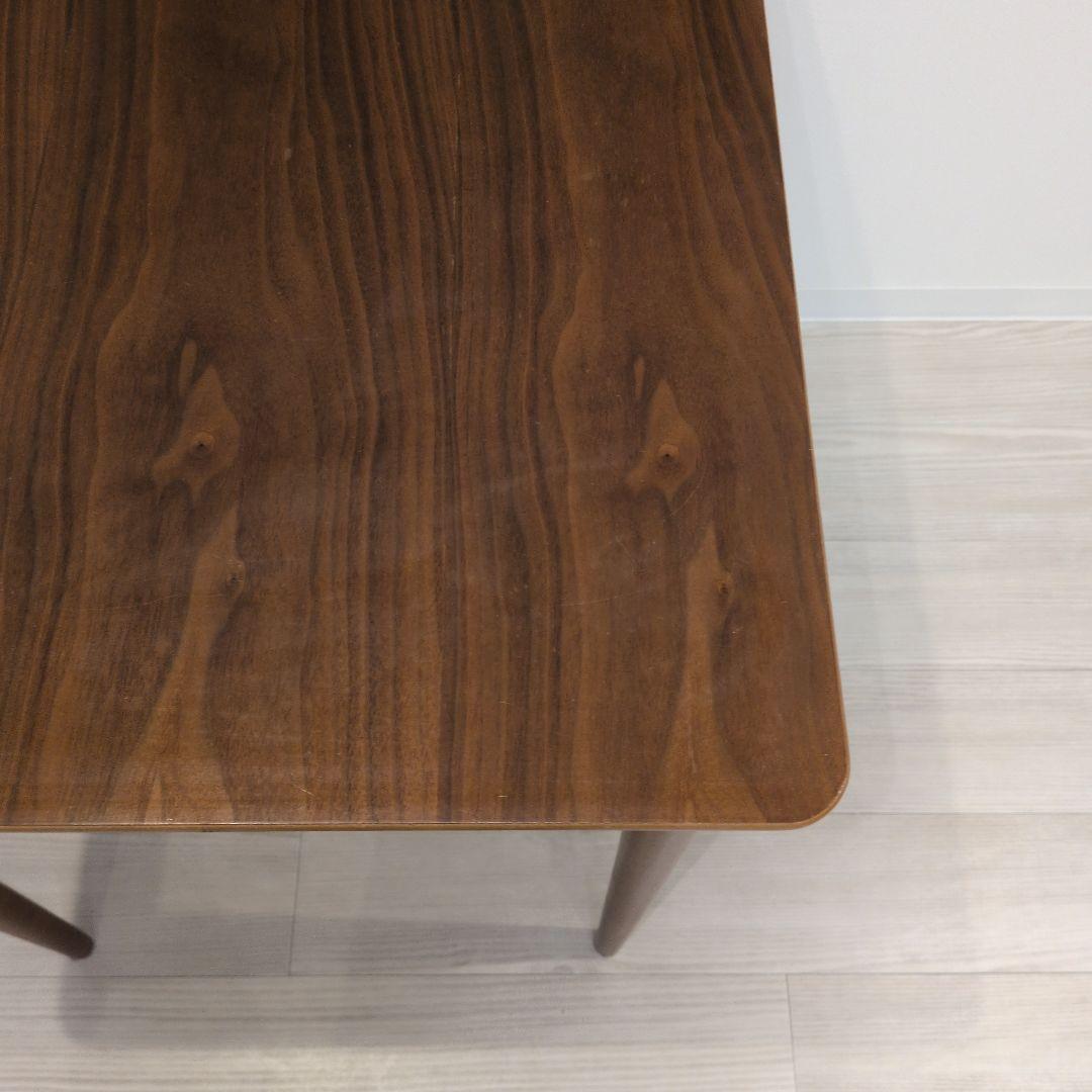 NOCE ダイニングテーブル ウォールナット 80×60×75cm(高さ)