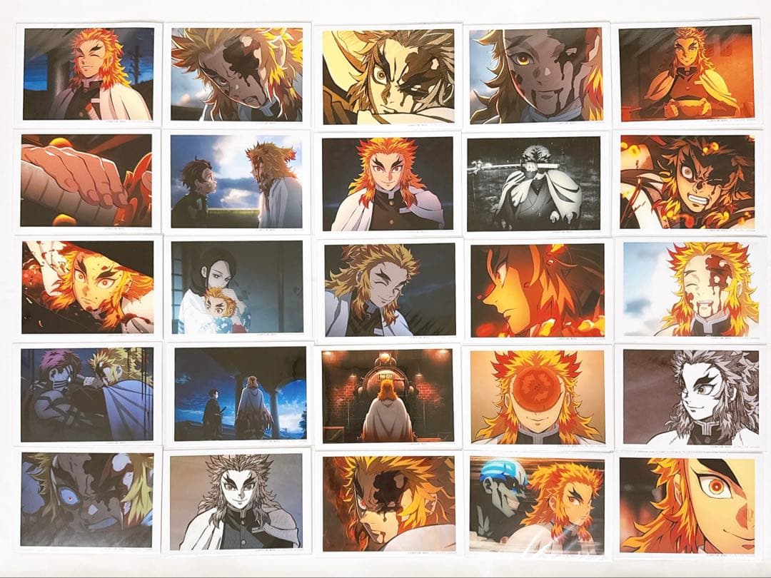 鬼滅の刃 煉獄杏寿郎 無限列車編 ブロマイド 遊郭編 くじ 場面写