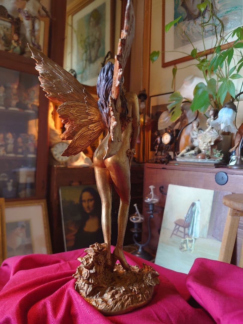 ヴィンテージ　ブロンズ像「勝利の女神」