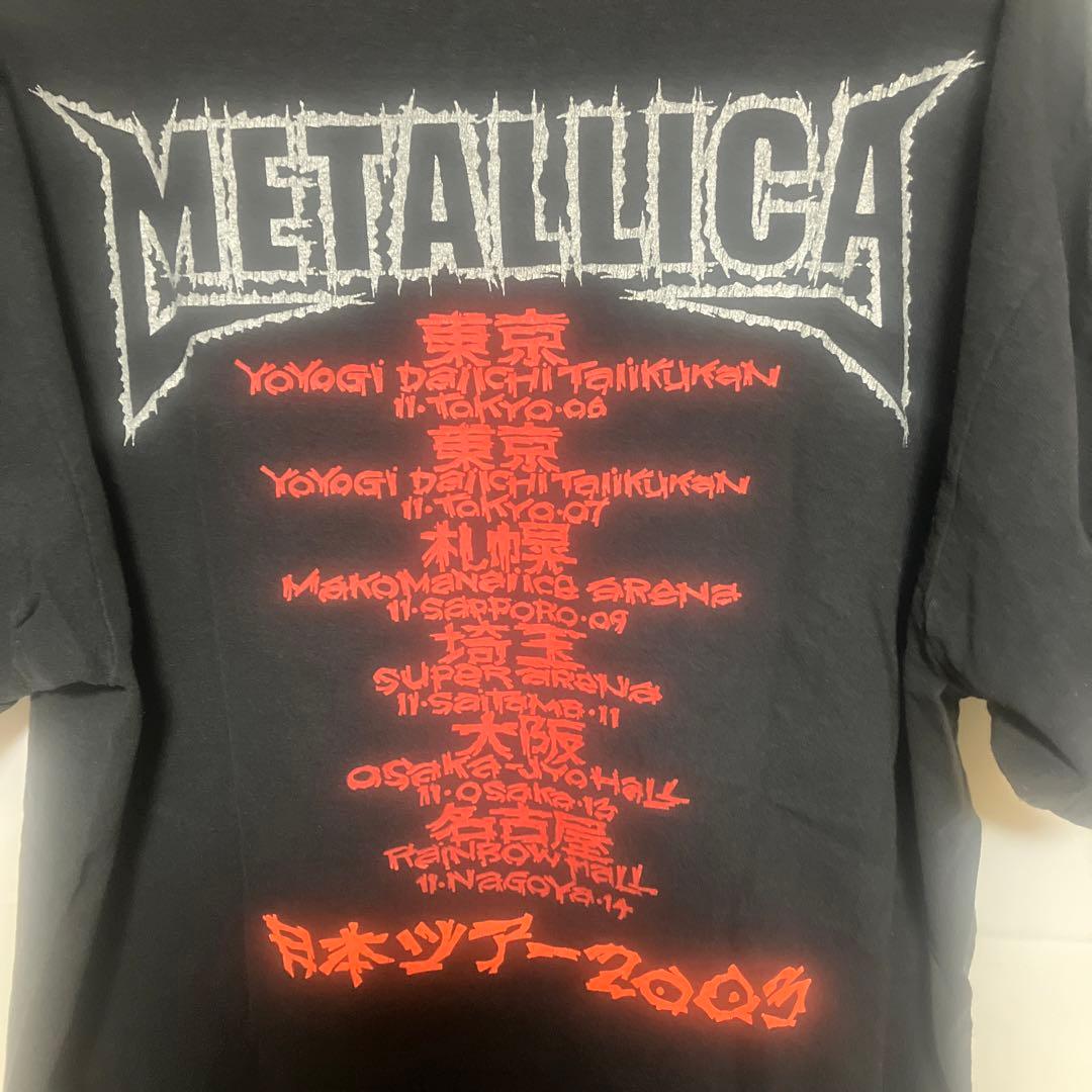 メタリカ ビンテージST. ANGER Tシャツ 2003年ツアー XL