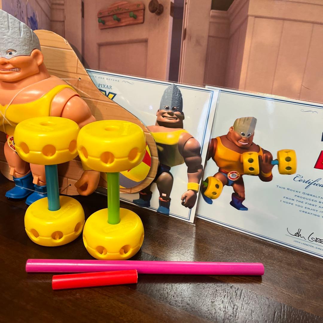 トイストーリー ロッキーフィギュア カスタマイズ証明書 +ダンベル
