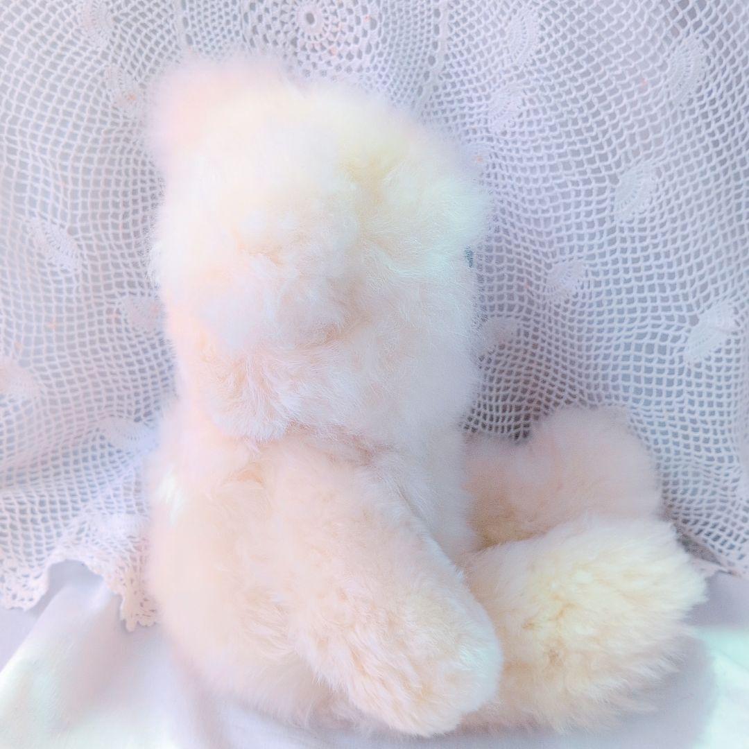 新品タグ付き　テディーベア　ぬいぐるみ　ベビーアルパカ1００％ ペルー製　くま