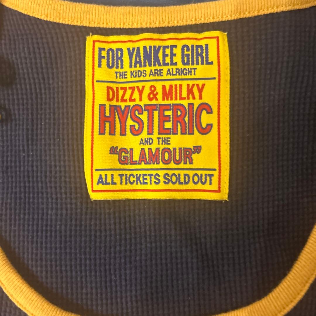 こ*ん様 HYSTERIC グラフィックタンクトップ ネイビー