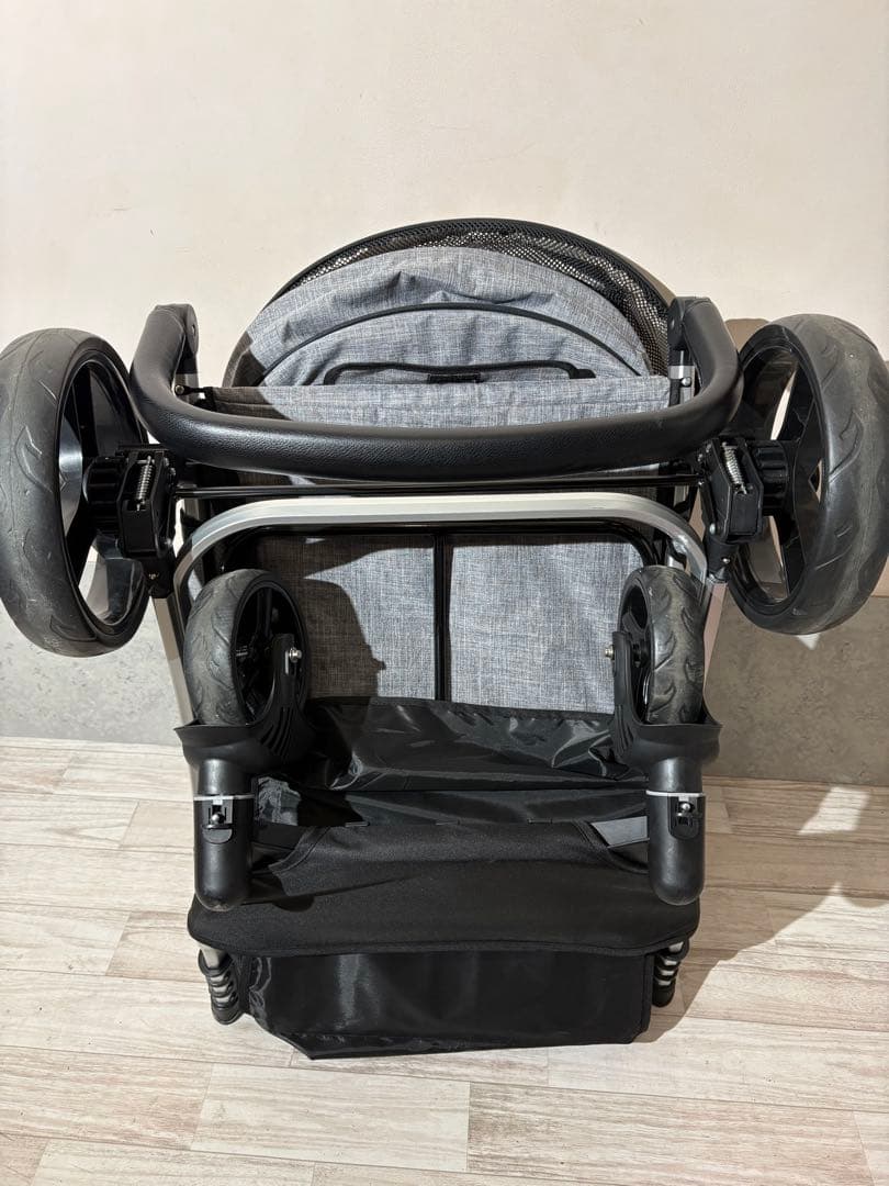 グレー メッシュ ペットカート 大型 30キロ