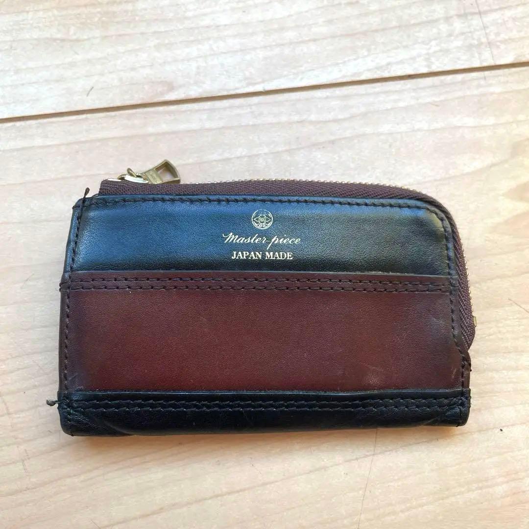 master-piece レザーキーケース ブラウン/ブラック。32 - メルカリ