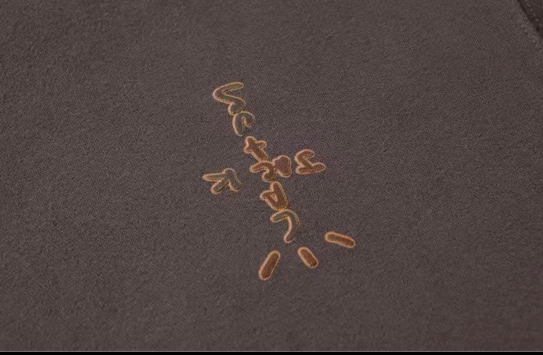 travis scott /Cactus Jackダークブラウン パーカーXL