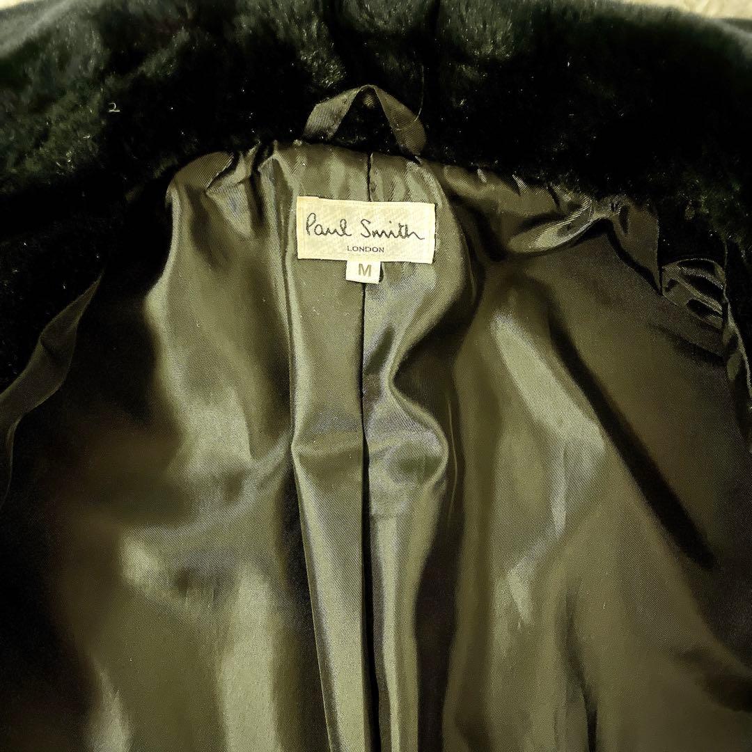 【希少】ポールスミス　ブラックファージャケット メンズ