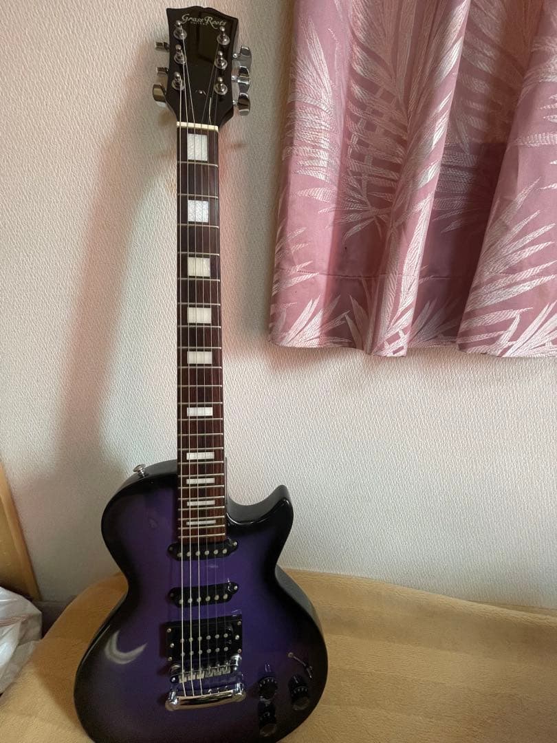 エレキギター GrassRoots パープル