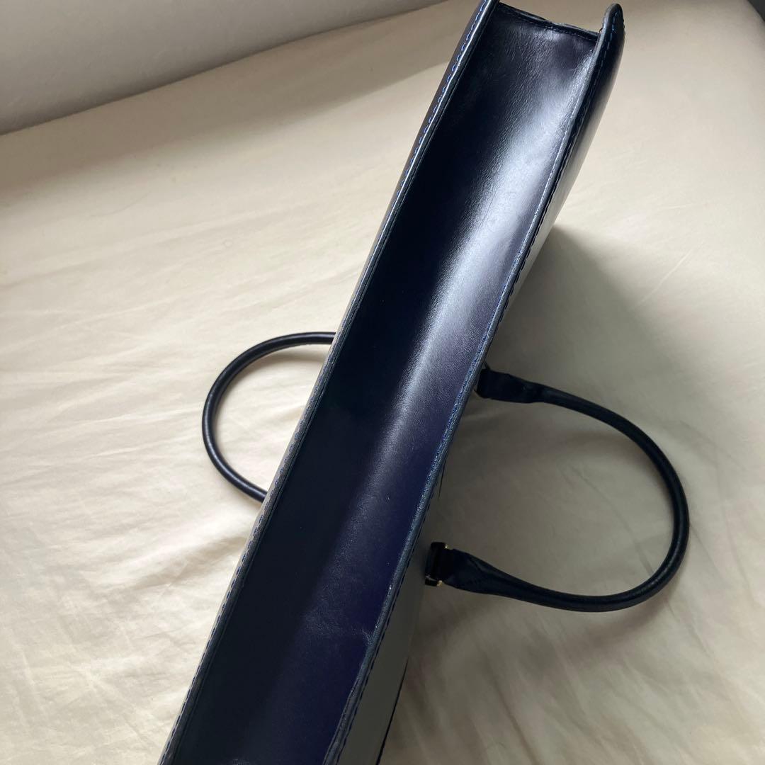 グレンロイヤル　ブライドルレザー　ブリーフケース　ネイビー