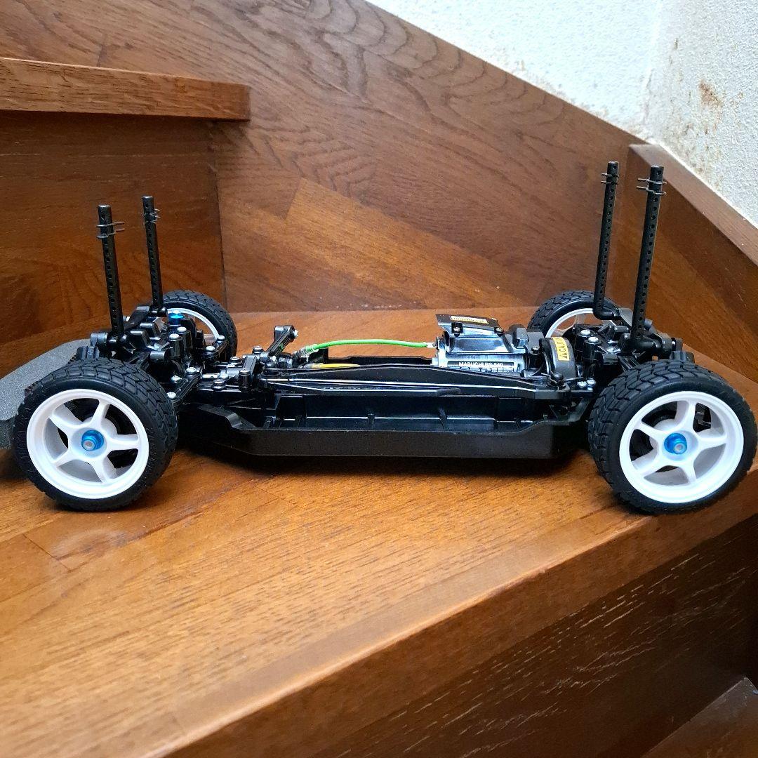 タミヤ T T 0 2 シャーシ　 組み立て完成品