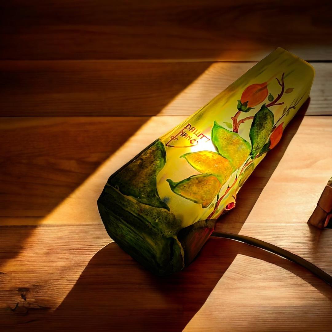 ドームナンシー 卓上照明 高さ21cm 被せガラス アンテルカレール 立体