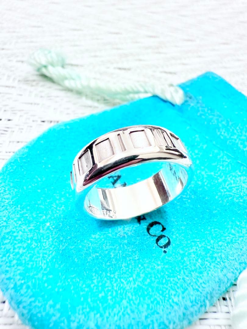 ティファニー　アトラス　指輪　リング　14号　研磨仕上げ済み美品 925