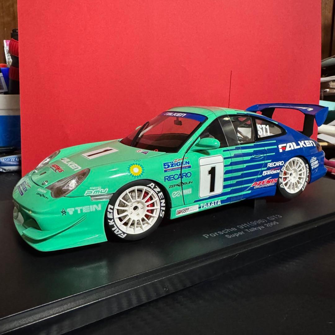 未展示品 オートアート 1/18 ポルシェ991 GT3 TAIKYU 2005