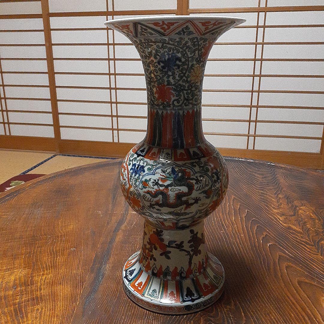 中国大明万暦年製尊形大花瓶