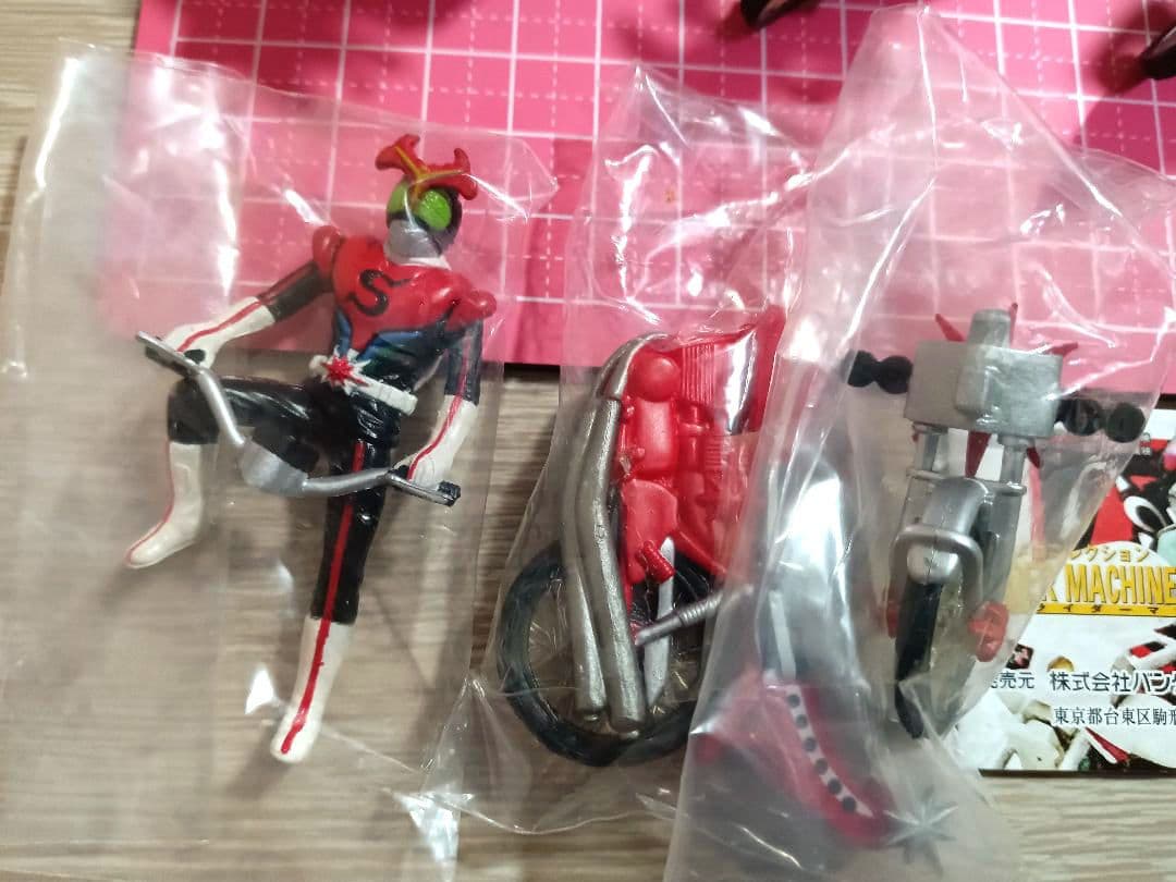 仮面ライダー フィギュアセット 17体セット バイク付き