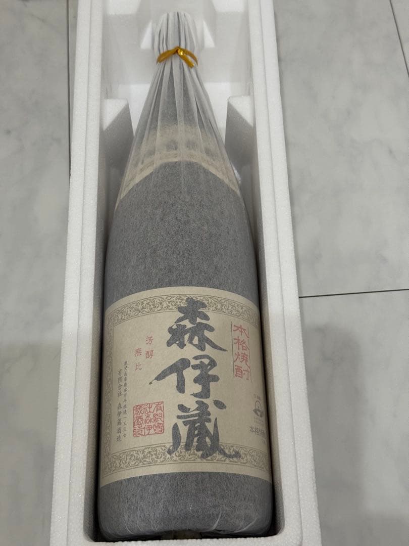 本格芋焼酎森伊蔵1800ml新品未開封2025年9月当選品 飲料・