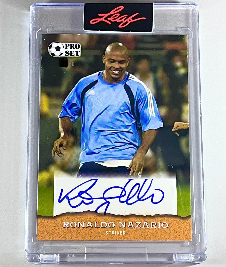 【直筆サイン！世界限定6枚】ロナウド Leaf ブラジル代表 レアル・マドリー 直筆サイン！世界限定6枚】ロナウド Leaf ブラジル代表 レアル