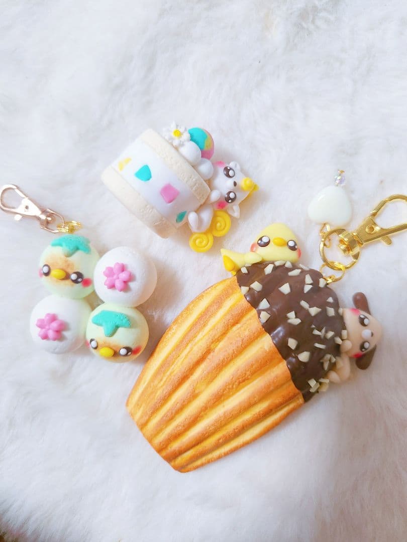 ❃ mokohana ❃ ページ　フェイクスイーツ　樹脂粘土　スイーツデコ