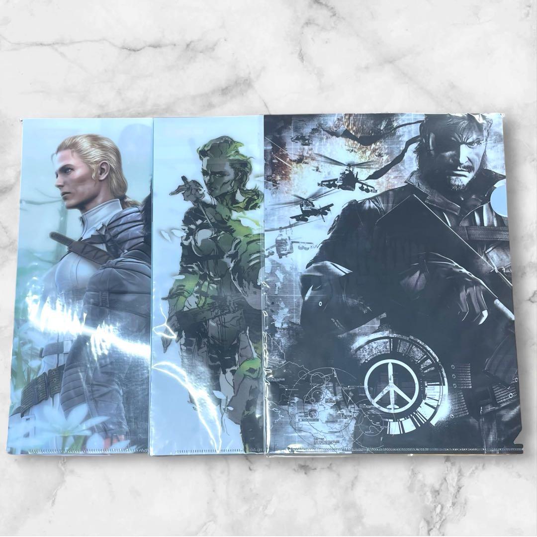 L GEAR SOLID SNAKE EATER 3D クリアファイル 駿河屋 -<中古>MGS3D クリアファイル2枚セット「3DSソフト METAL GEAR