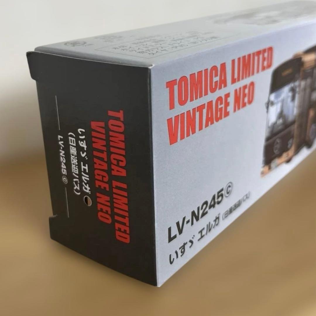 【中古】トミカリミテッドヴィンテージNEO いすゞ エルガ 日産送迎バス