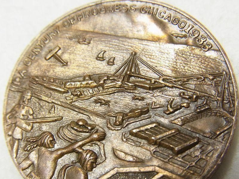 《k250》１９３３年 シカゴ万国博覧会 Leonard社 記念キーフォルダー