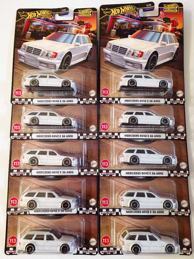 40台セット！ホットウィール ブールバード メルセデスベンツ E36 AMG40