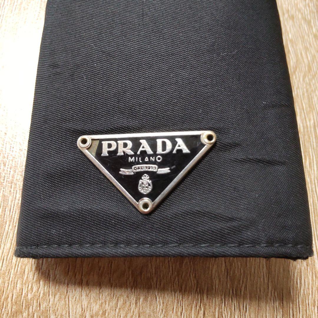 PRADA ブラック ナイロン 6連 キーケース 箱付き 三角ロゴプレート