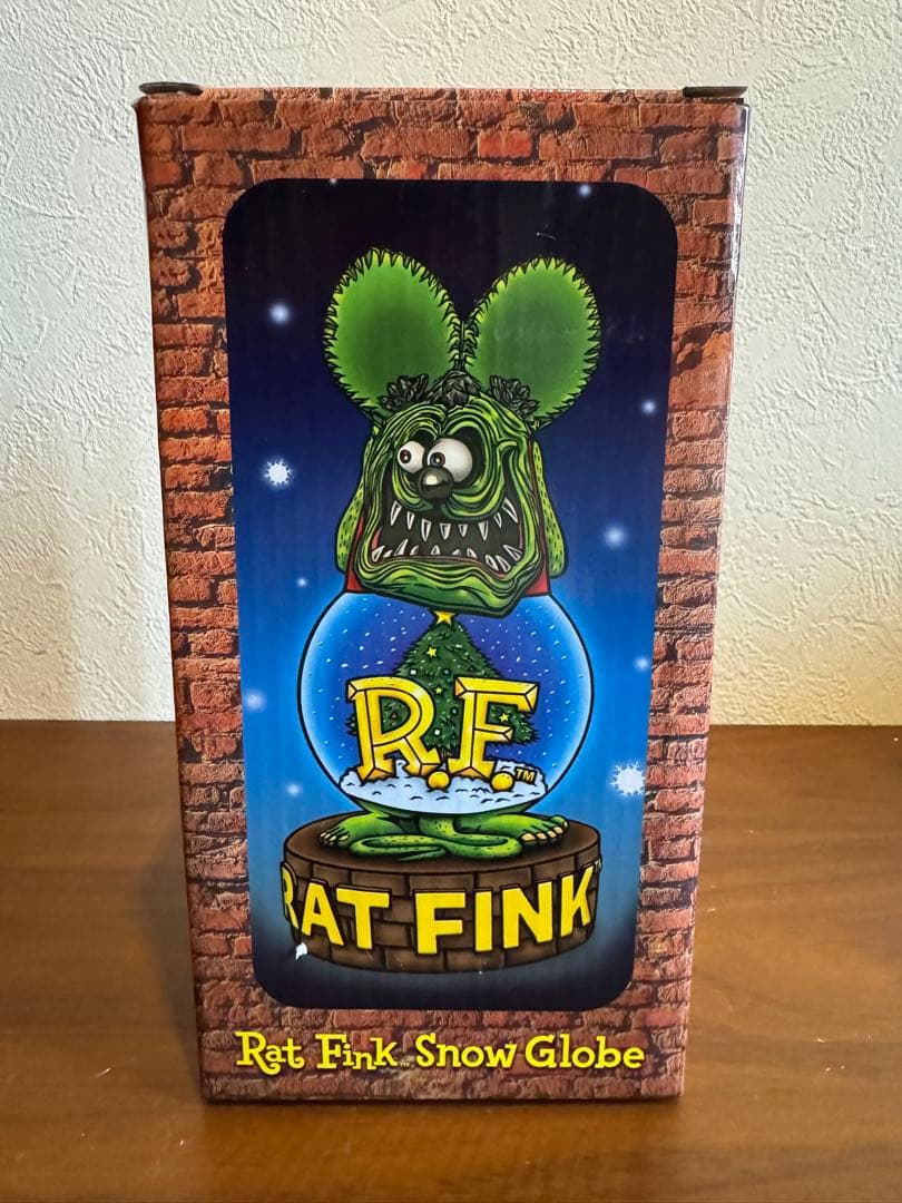 会場限定 ホッドロッドカスタムショー2025 ラットフィンク　スノーグローブ