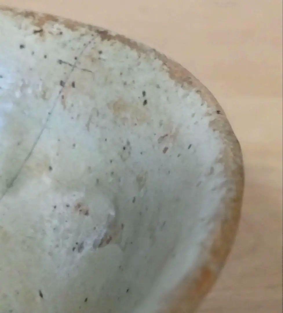 T11茶碗『斑唐津手茶碗』『奥村考山造』共箱抹茶碗茶道具