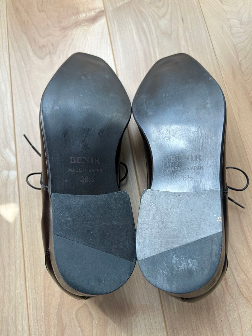 BENIR ダークブラウン ドレスシューズ