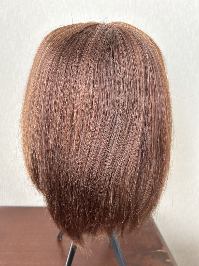 人毛　フルウィッグ　ブラウン シロファクトリー