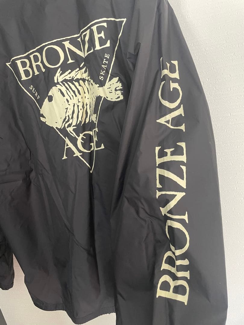 BRONZE AGE ブラックコーチジャケット XL