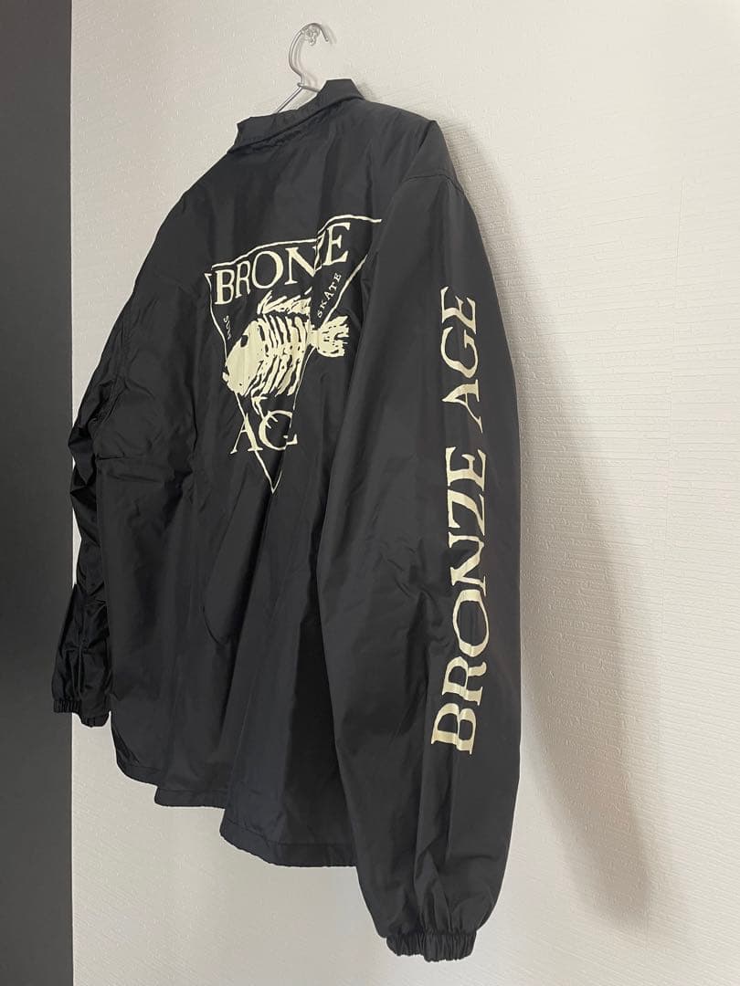 BRONZE AGE ブラックコーチジャケット XL