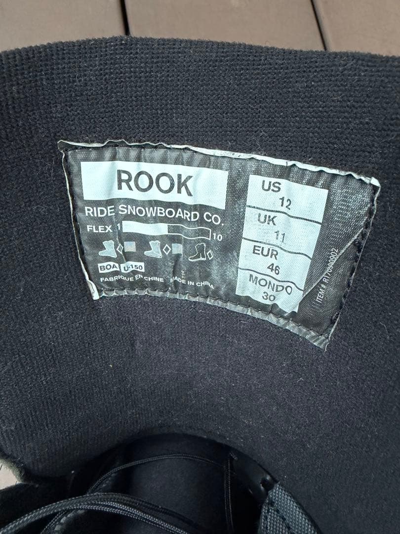 ＲＩＤＥ ROOK スノーボードブーツ Boaシステム