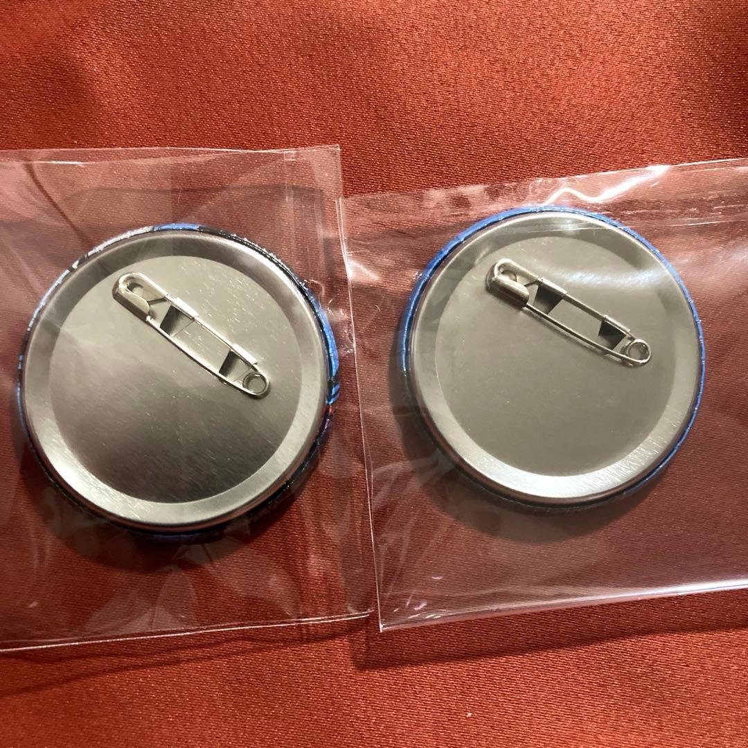 最終防衛学園 ハンドレッドライン 蒼月衛人 公式　缶バッジ　2点セット