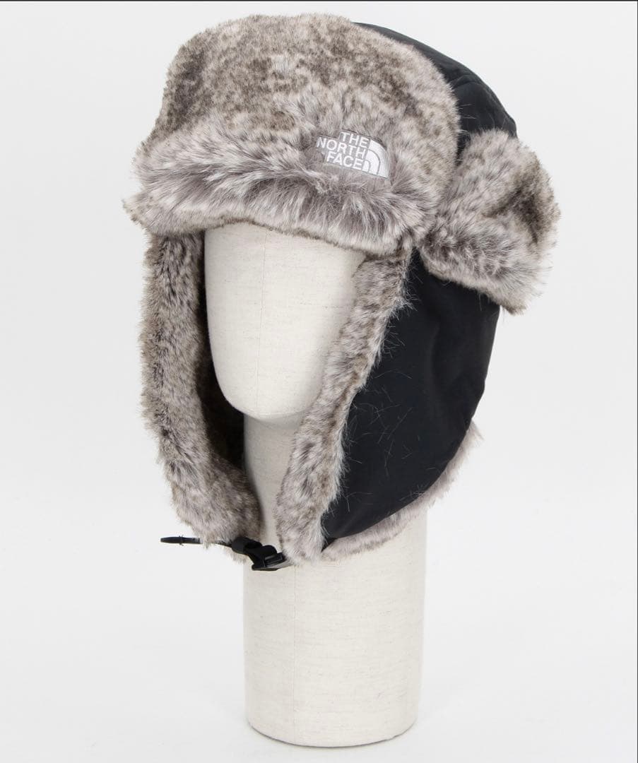 THE NORTH FACE フライトキャップ 黒/グレー