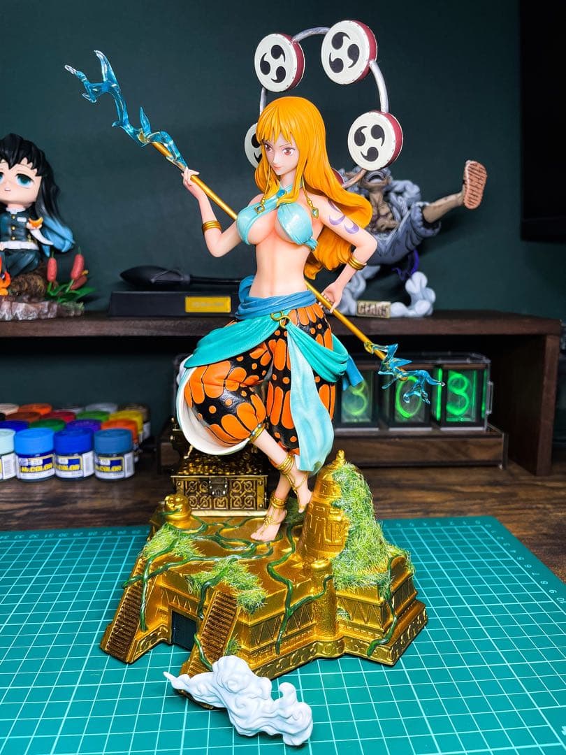 ONE PIECE エネルコス ナミ フィギュア ガレージキット - メルカリ