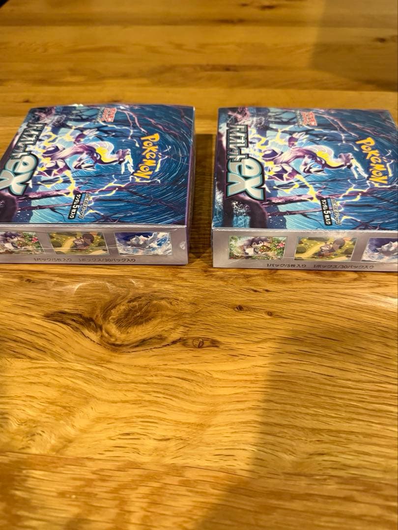 ポケモンカード　バイオレットex BOX 未開封　シュリンク付き2box 訳アリ