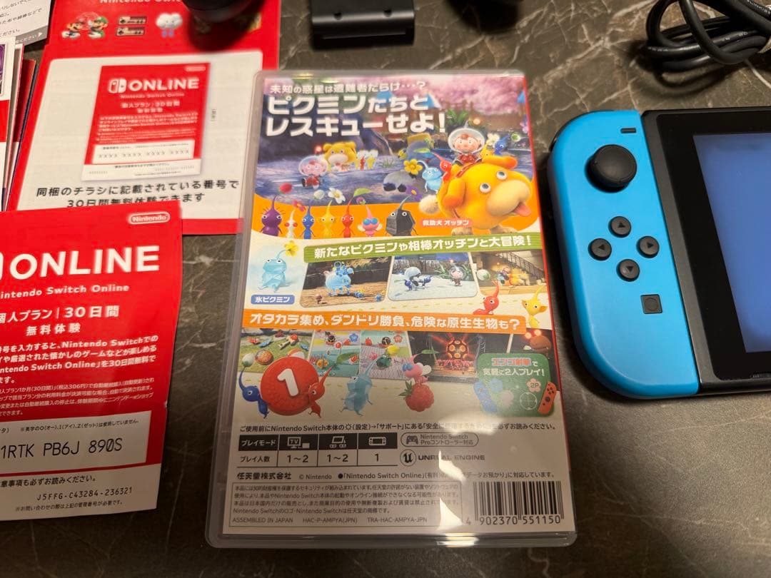 Nintendo Switch ネオンブルー/レッド 本体 + ピクミン4
