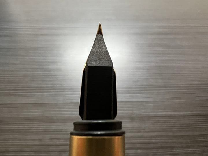 モンブラン ノブレス 万年筆 ゴールド EF（極細字） 14金 ウィングニブ