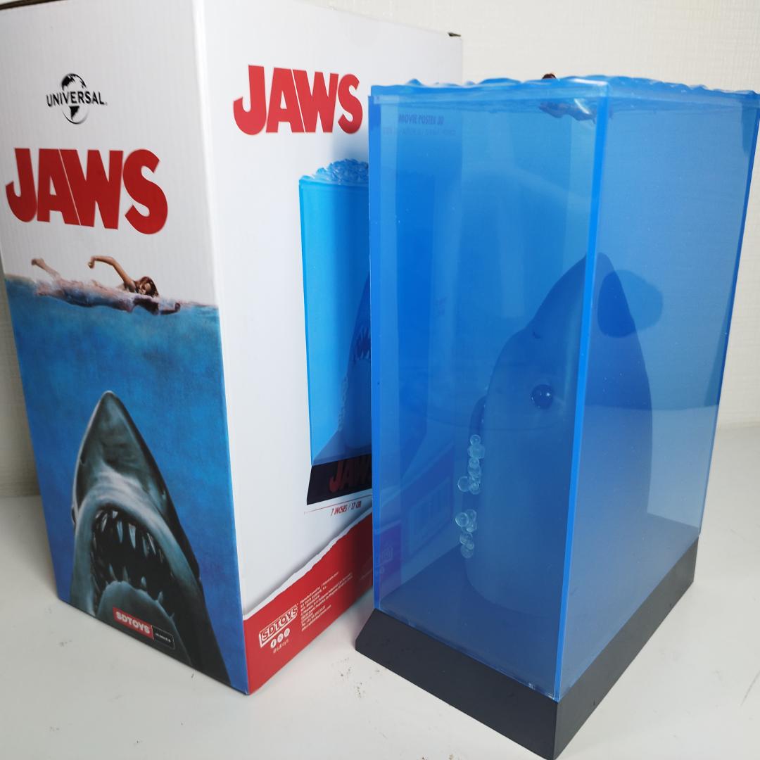 ジョーズ 3D ポスター スタチュー 新品 ムービーポスタージオラマ IZO4