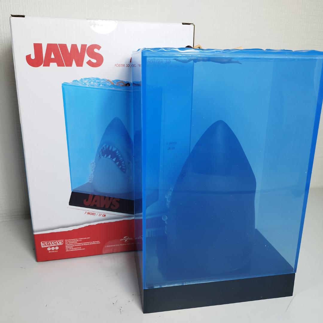 ジョーズ 3D ポスター スタチュー 新品 ムービーポスタージオラマ IZO4